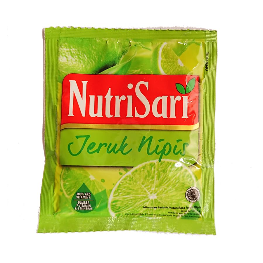 Amazon.com : NutriSari Jeruk Nipis Lime Instant Drink Powder 10-ct